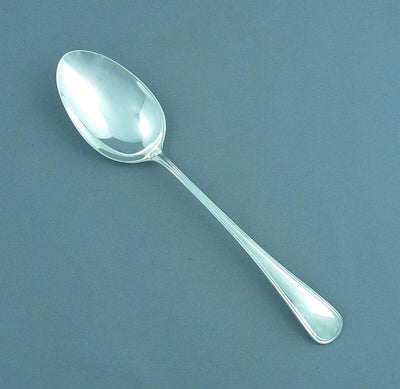 Birks Saxon Pattern Silver Dessert Spoon - JH Tee Antiques