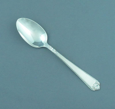 Birks George II Sterling Silver Dessert Spoon - JH Tee Antiques