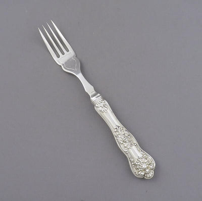 Birks Sterling Queens Pattern Fish Fork - JH Tee Antiques