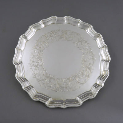 Birks Sterling Silver Chippendale Tray - JH Tee Antiques