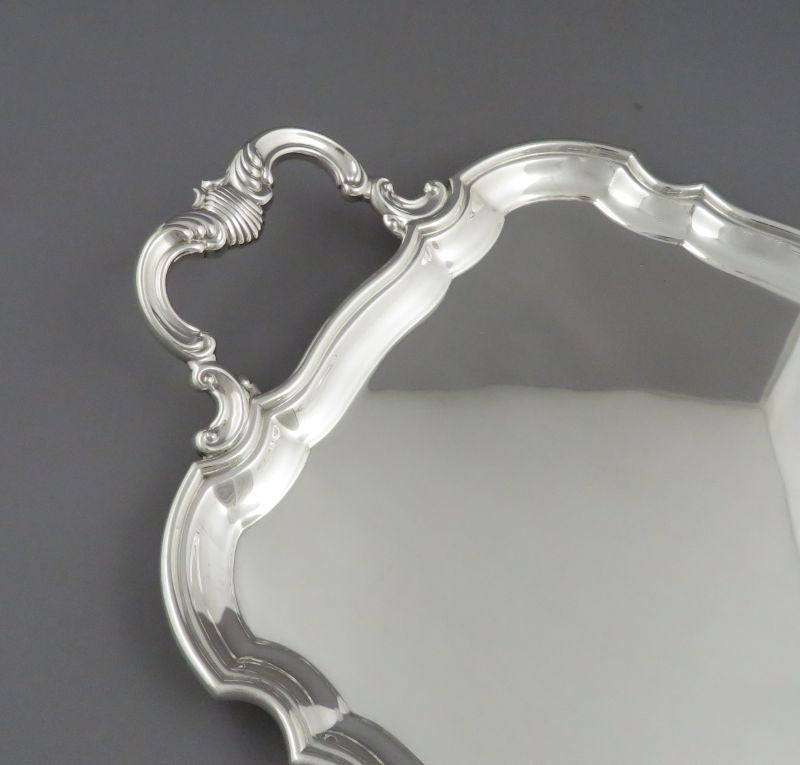 Birks Sterling Silver Cocktail Tray - JH Tee Antiques