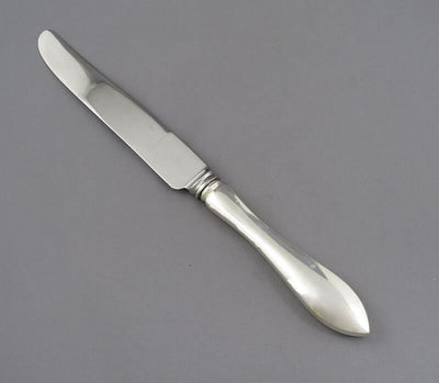 Birks Tudor Plain Sterling Dinner Knife French - JH Tee Antiques