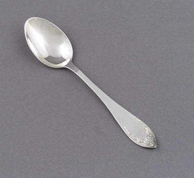 Birks Tudor Royal Pattern Silver Small Teaspoon - JH Tee Antiques