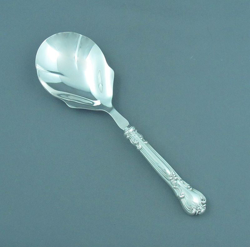 Birks Chantilly Pattern Sterling Silver Berry Spoon - JH Tee Antiques