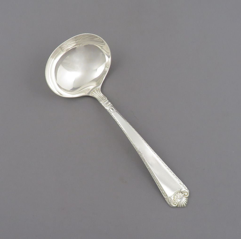 Birks George II Pattern Gravy Ladle - JH Tee Antiques
