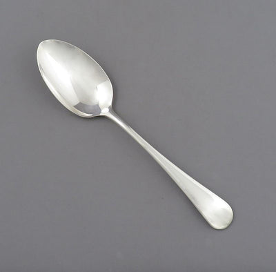 Birks Old English Pattern Silver Dessert Spoon - JH Tee Antiques