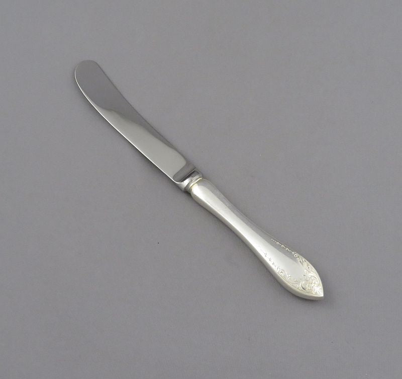 Birks Tudor Royal Sterling Silver Butter Spreader - JH Tee Antiques
