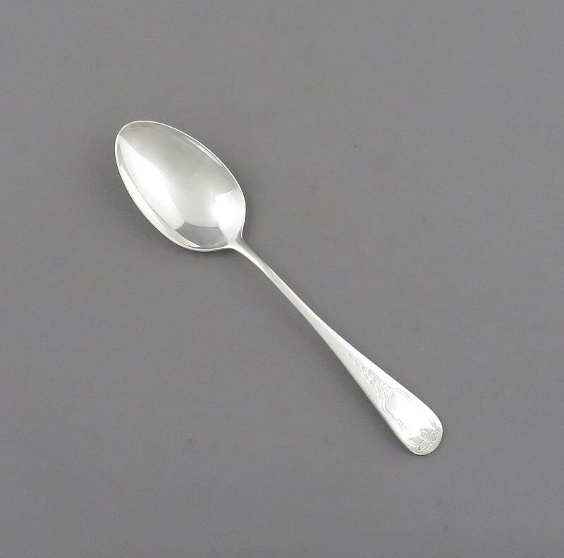 Birks Sterling Brentwood Pattern Small Teaspoon - JH Tee Antiques