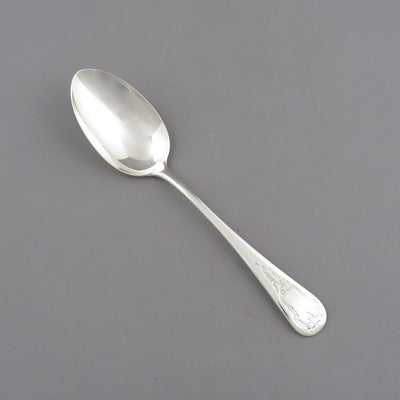 Birks Brentwood Pattern Silver Tablespoon - JH Tee Antiques