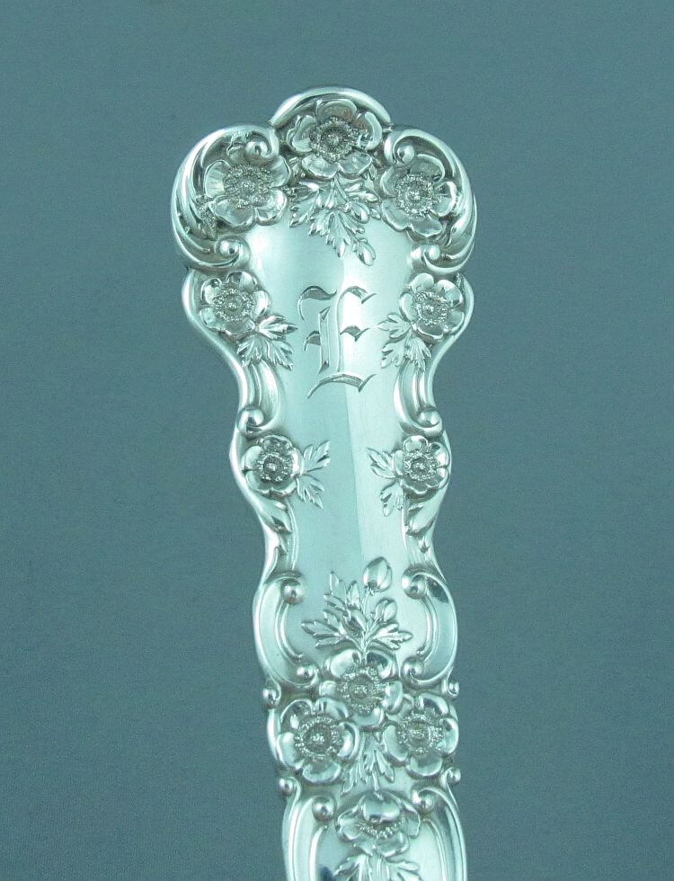 Sterling Silver Asparagus Server Buttercup - JH Tee Antiques