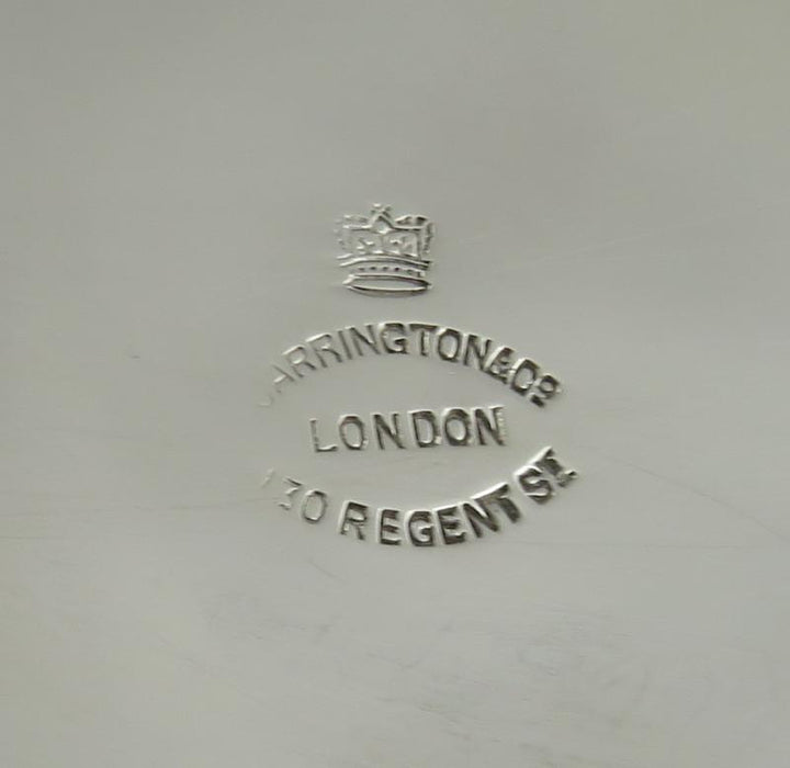 Carrington Sterling Silver Tea Caddy - JH Tee Antiques