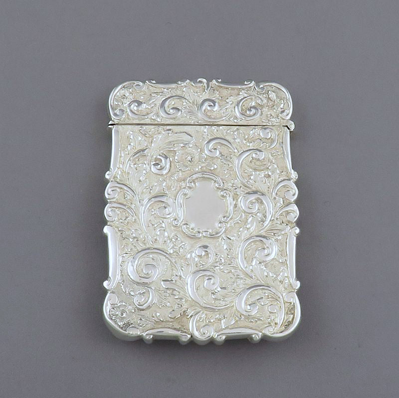 Victorian Castle Top Card Case Scott Memorial - JH Tee Antiques