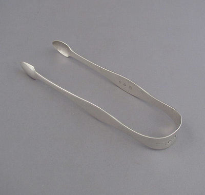 Channel Islands Silver Sugar Tongs - JH Tee Antiques