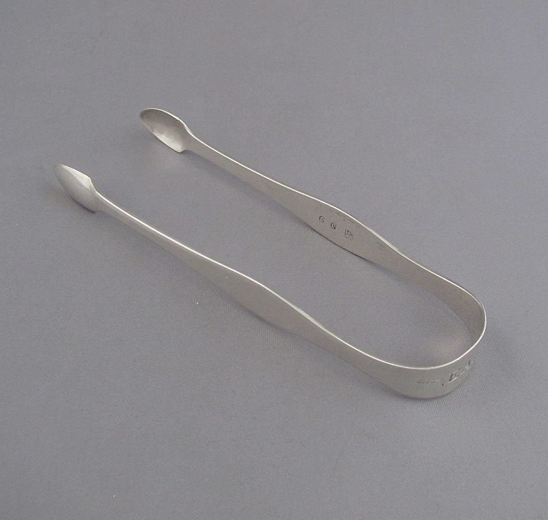 Channel Islands Silver Sugar Tongs - JH Tee Antiques