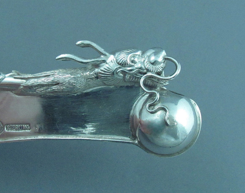 Chinese Export Silver Bosuns Whistle - JH Tee Antiques