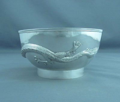 Chinese Export Silver Bowl - JH Tee Antiques