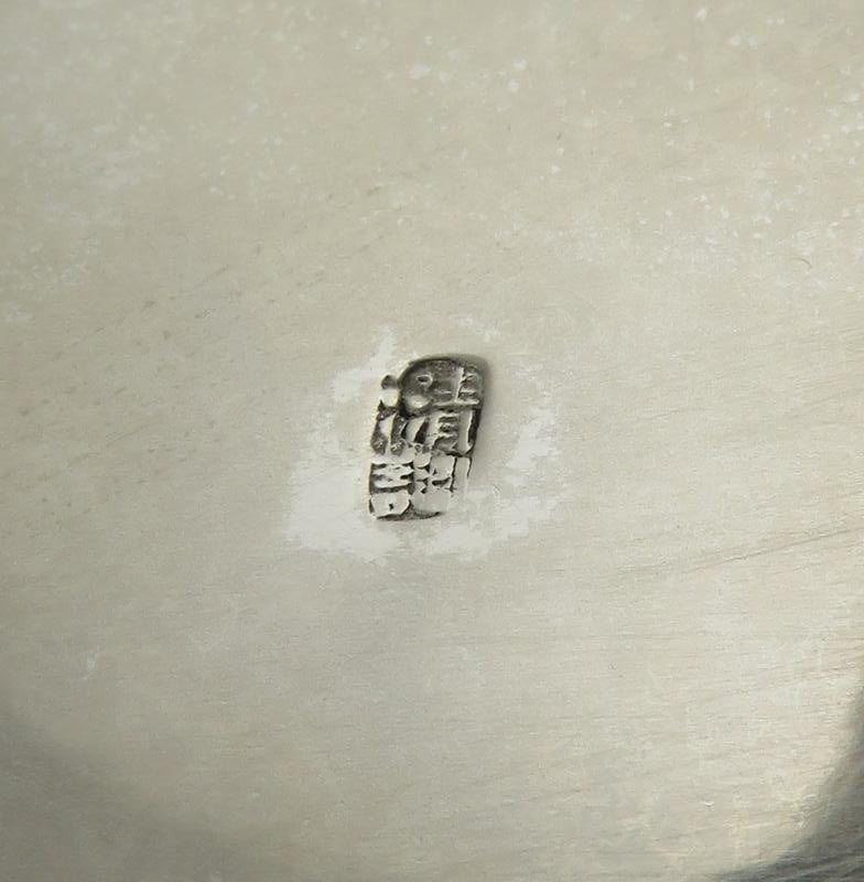 Chinese Export Silver Tea Caddy - JH Tee Antiques