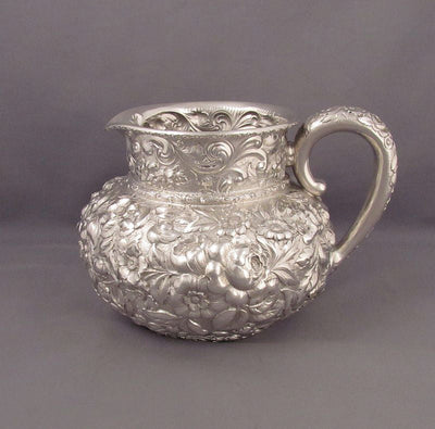 Dominick and Haff Sterling Silver Water Pitcher - JH Tee Antiques