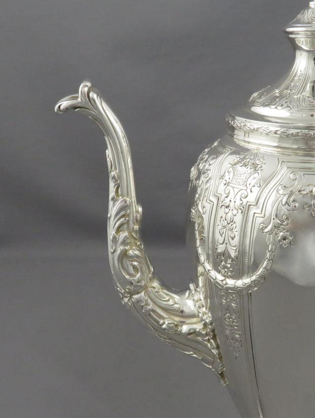 Dominick &amp; Haff Sterling Silver Coffee Set - JH Tee Antiques