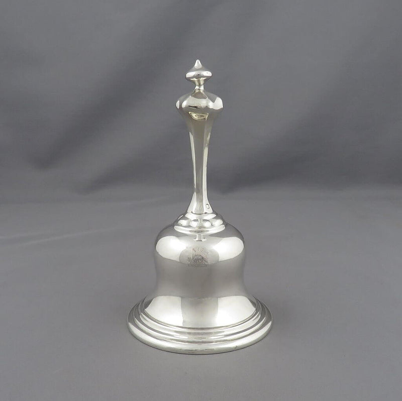 Dutch Silver Table Bell - JH Tee Antiques