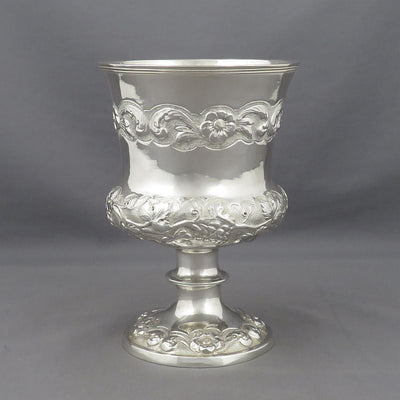 Victorian Sterling Silver Goblet - JH Tee Antiques