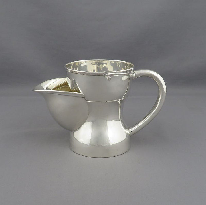 Edwardian Sterling Silver Shaving Mug - JH Tee Antiques