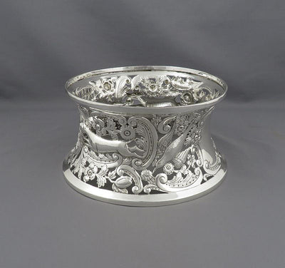 Edwardian Sterling Silver Dish Ring - JH Tee Antiques