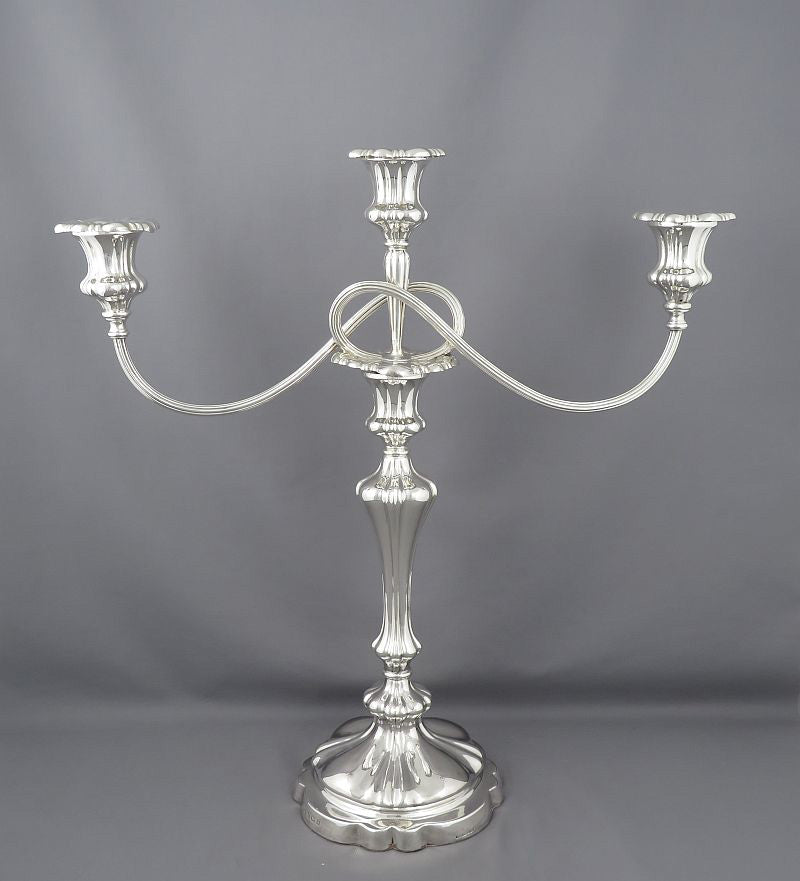Elkington Sterling Silver Candelabra - JH Tee Antiques