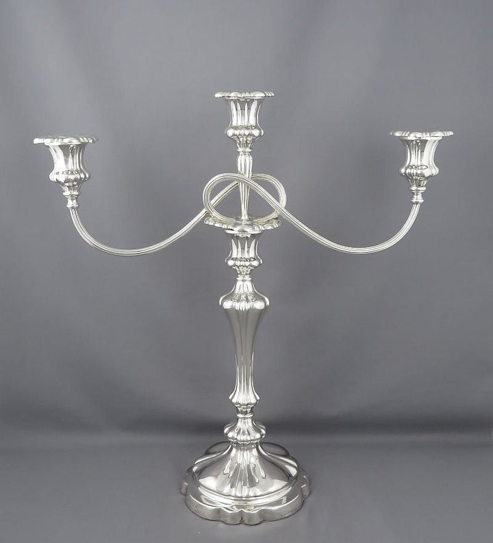 Elkington Sterling Silver Candelabra - JH Tee Antiques