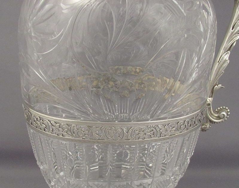 Sterling Silver Claret Jug by Elkington &amp; Co - JH Tee Antiques