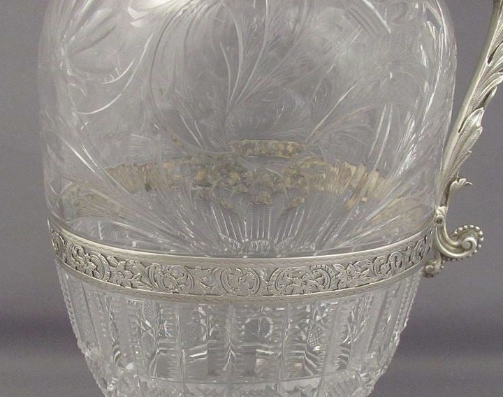 Sterling Silver Claret Jug by Elkington &amp; Co - JH Tee Antiques