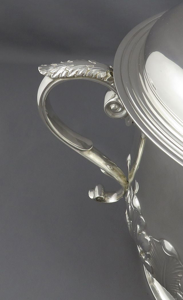 George IV English Sterling Silver Cup &amp; Cover - JH Tee Antiques