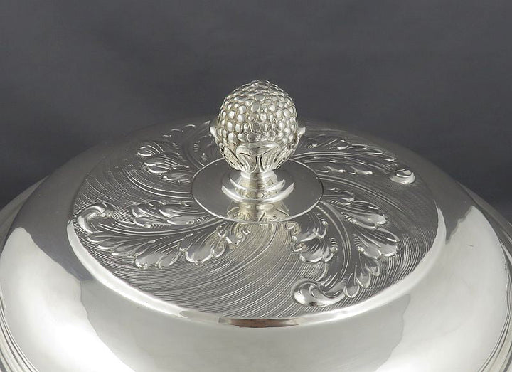 George IV English Sterling Silver Cup &amp; Cover - JH Tee Antiques
