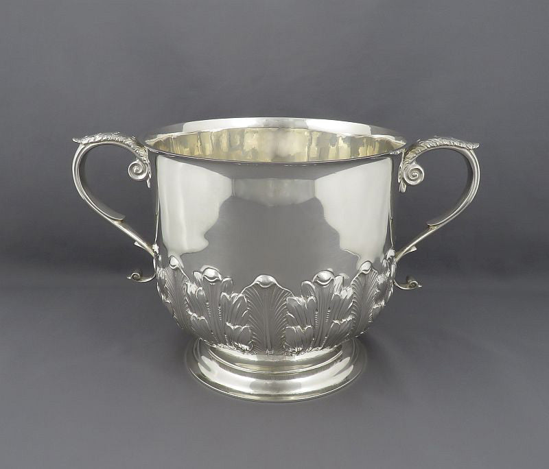 George IV English Sterling Silver Cup &amp; Cover - JH Tee Antiques