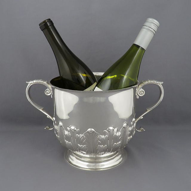 George IV English Sterling Silver Cup & Cover - JH Tee Antiques