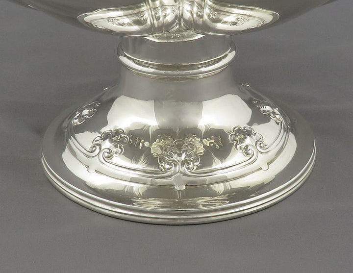 English Sterling Silver Centrepiece Bowl - JH Tee Antiques