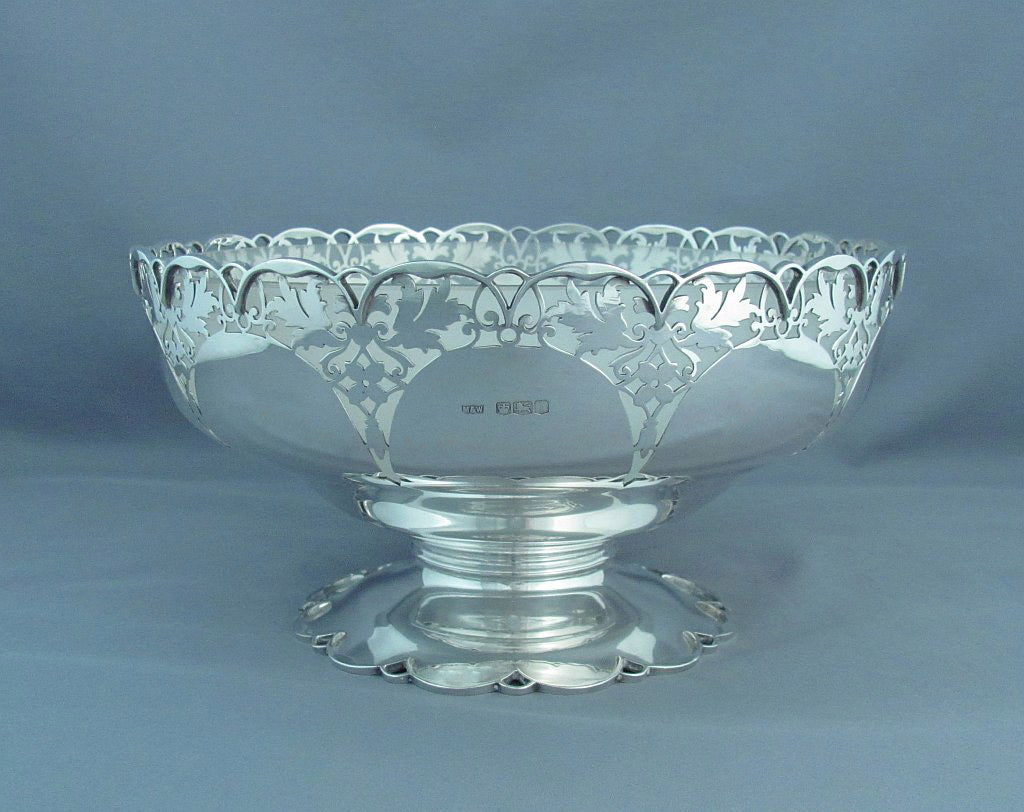 English Sterling Silver Dessert Service - JH Tee Antiques