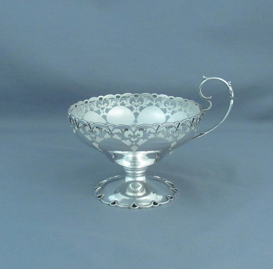 English Sterling Silver Dessert Service - JH Tee Antiques