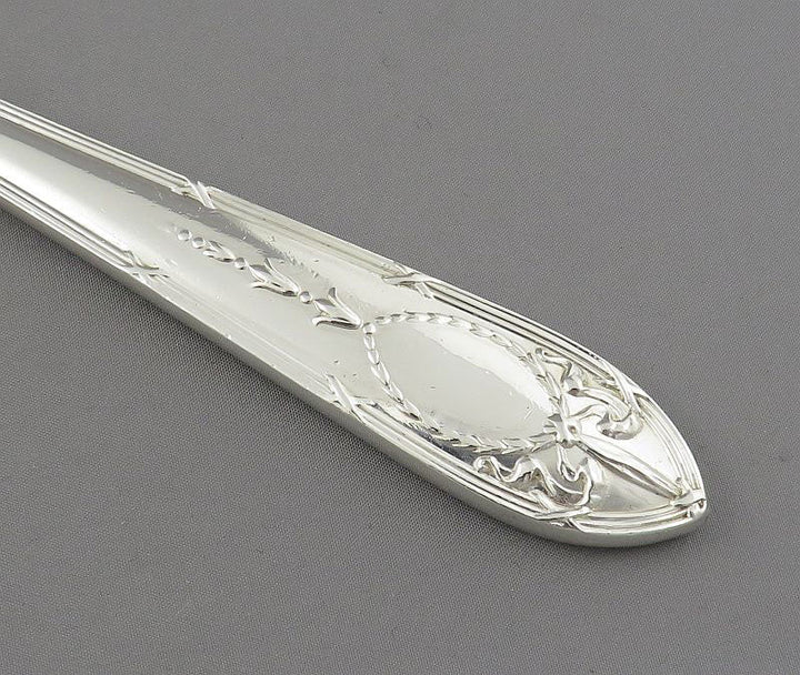 English Sterling Silver Fish Servers - JH Tee Antiques