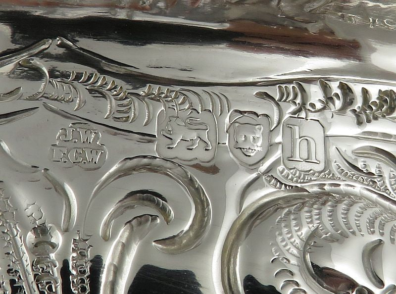 English Sterling Silver Rose Bowl - JH Tee Antiques