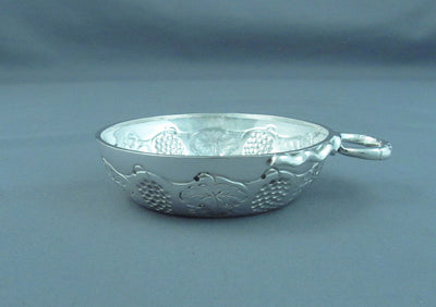 English Sterling Silver Wine Taster - JH Tee Antiques