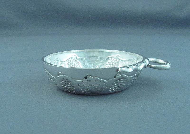 English Sterling Silver Wine Taster - JH Tee Antiques