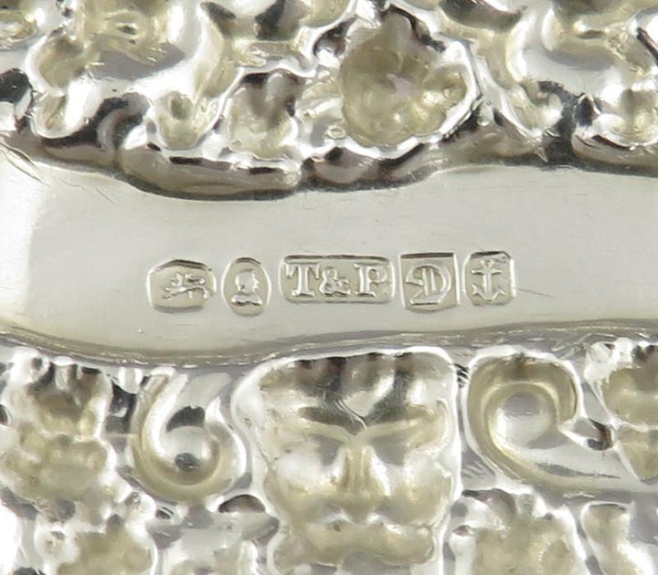Four Victorian Sterling Silver Wine Labels - JH Tee Antiques