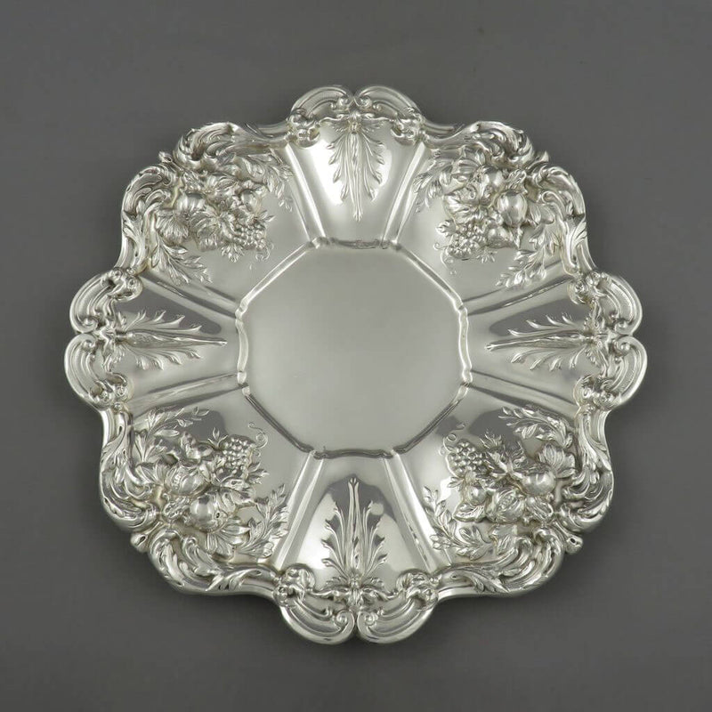 Francis I Pattern Sterling Silver Tray - JH Tee Antiques