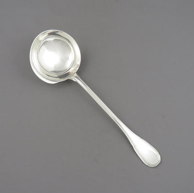 French 950 Silver Soup Ladle - JH Tee Antiques