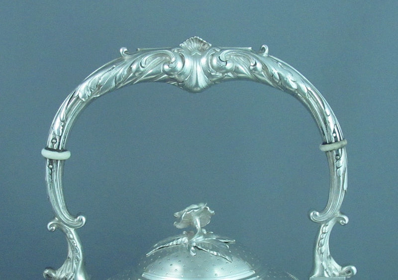 French 950 Silver Tea Service - JH Tee Antiques