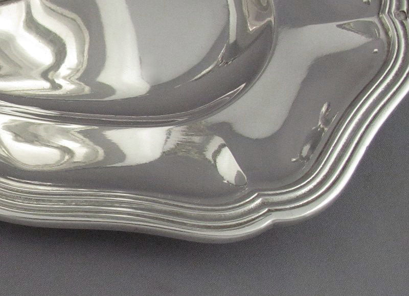 Pair of French 950 Silver Gravy Boats - JH Tee Antiques