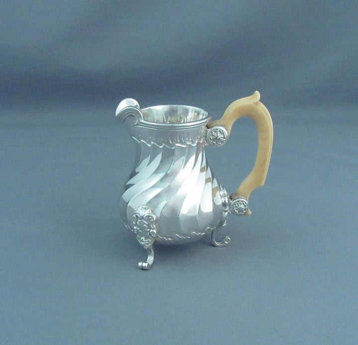 French Sterling Silver Bachelor Tea Set - JH Tee Antiques