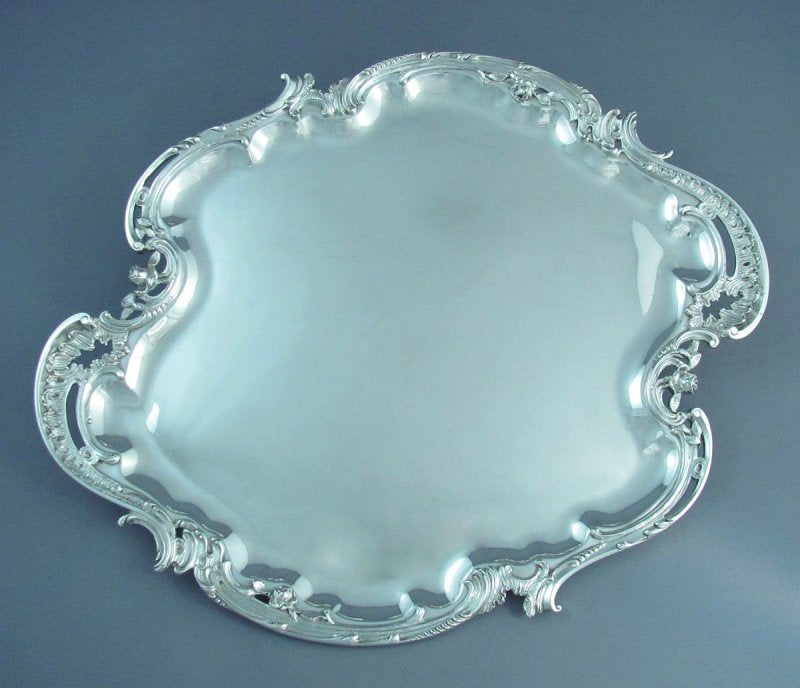 French Sterling Silver Bachelor Tea Set - JH Tee Antiques