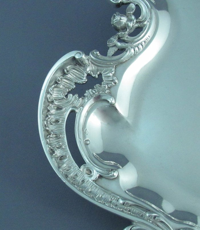 French Sterling Silver Bachelor Tea Set - JH Tee Antiques